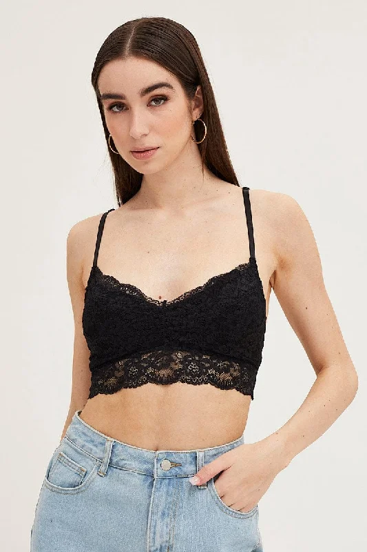 Black Bralette Lace