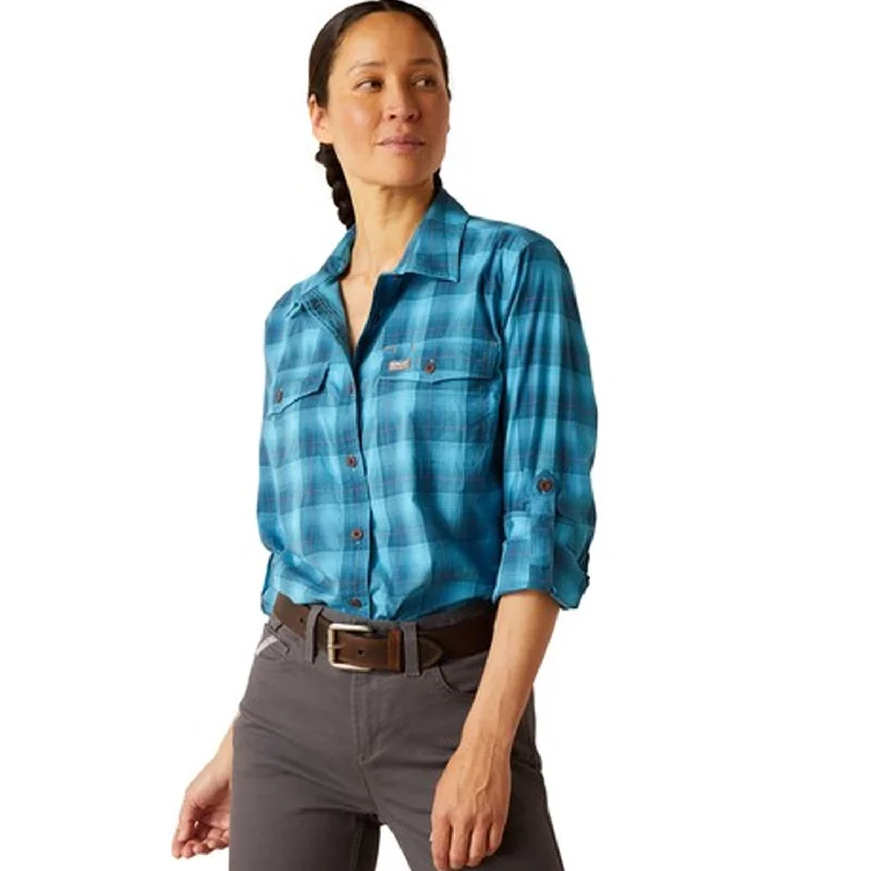 Ariat Women's Rebar Made Tough DuraStretch Button-Up Work Shirt